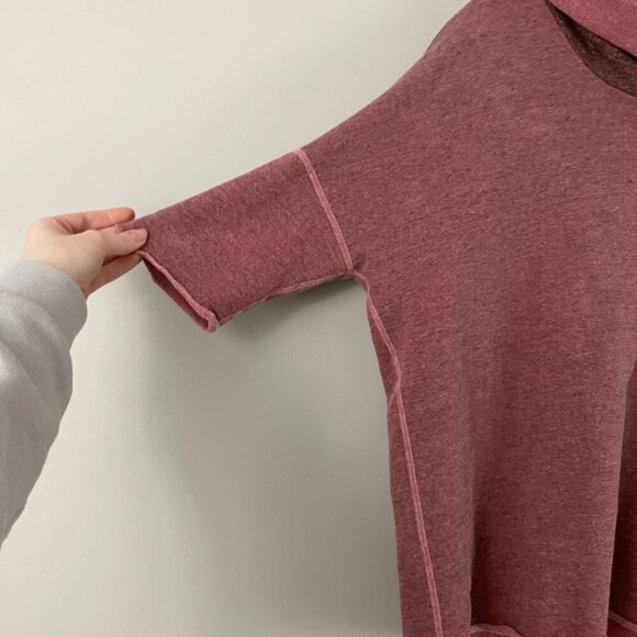 Standard James Perse Melange Crop Funnel Neck Sweatshirt Size 3 (Large) - Picture 5 of 6